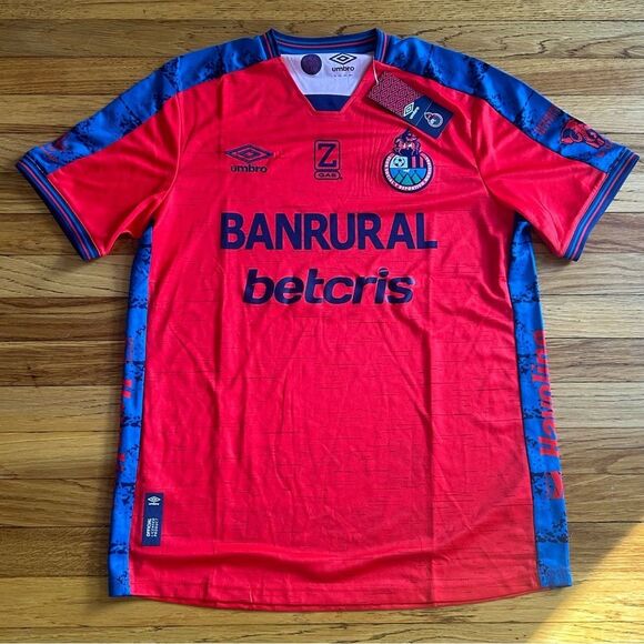 Umbro Club Social Y Deportivo Municipal Soccer Jersey Red Men's Size Large